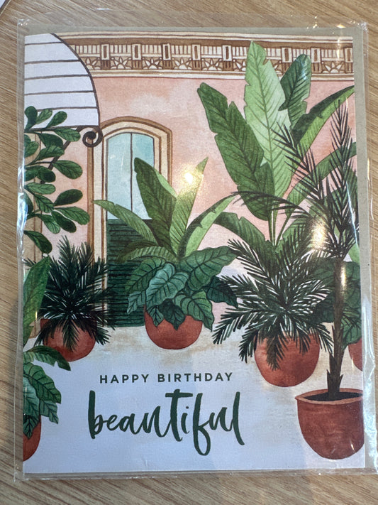 TARJETA HAPPY BIRTHDAY BEAUTIFUL