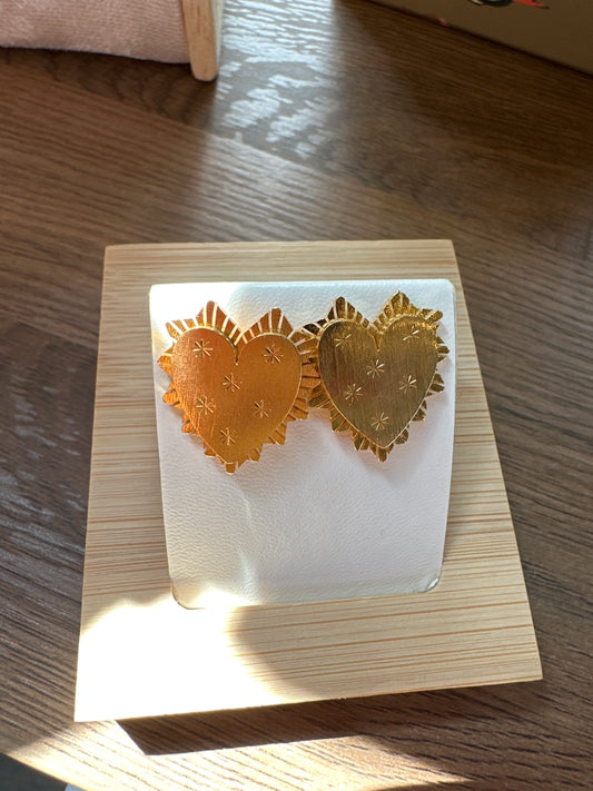 PQ Aretes Corazon Gitano