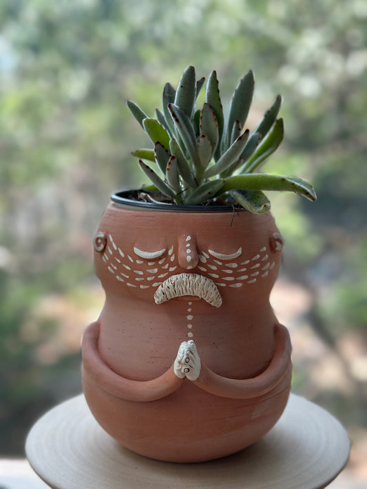 Maceta Barro Namaste Grande